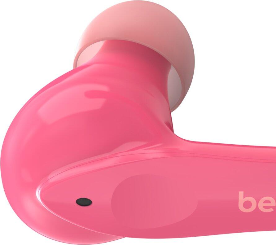 Belkin SoundForm Nano Kabelloser In-Ear-Kopfhörer für Kinder - Pink Belkin SoundForm Nano Kabelloser In-Ear-Kopfhörer für Kinder - Pink